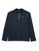 Bluzy męskie - Odlo Męska bluza Midlayer 1/2 Zip Besso 542472 - miniaturka - grafika 1