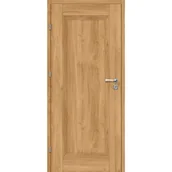 Drzwi wewnętrzne - Artens Drzwi wewnętrzne pełne Pero Plus dąb burgund 90 lewe - miniaturka - grafika 1
