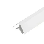 Listwy i profile - Listwa kątowa wewnętrzna do paneli ściennych PVC 3 m biała Cezar - miniaturka - grafika 1