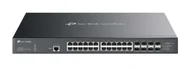 Switche - TP-Link Omada SX3832MPP łącza sieciowe Zarządzany L2+ 10G Ethernet (100/1000/10000) Obsługa PoE DIN rail Czarny - miniaturka - grafika 1