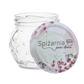 Pojemniki kuchenne - Altom, Spiżarnia Pani Domu, Komplet słoików grawerowanych z zakrętą 215 ml, 6 szt. - miniaturka - grafika 1