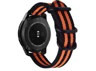 Akcesoria do smartwatchy - Alogy Pasek nylon strap do HUAWEI Watch GT 2 Pro 22 mm Pomarańczowo-czarny 9393X6/1 - miniaturka - grafika 1