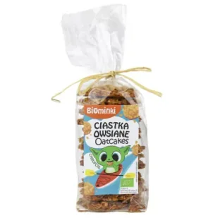 Biominki Ciastka owsiane 170 g Bio - Przekąski dla dzieci - miniaturka - grafika 1