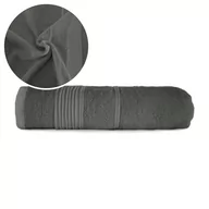 Ręczniki - Ręcznik BAMBOO 70x140 antybakteryjny włókno bambusowe popielowy - miniaturka - grafika 1