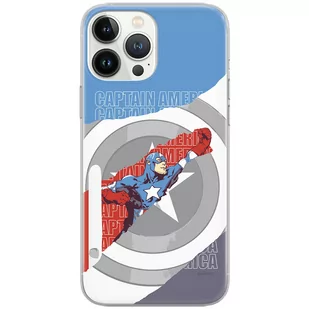 Etui Marvel dedykowane do Iphone 14 wzór: Kapitan Ameryka 013 oryginalne i oficjalnie licencjonowane - Etui i futerały do telefonów - miniaturka - grafika 1