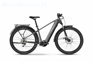 Haibike Trekking 4 High 2023 dark silver/pearl - matt 27,5 cala - Rowery elektryczne - miniaturka - grafika 1