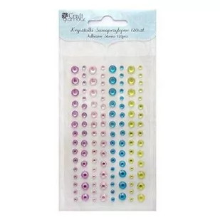 DP Craft Kryształki samoprzylepne 120 sztuk Pastel Sweeties - Zabawki kreatywne - miniaturka - grafika 1