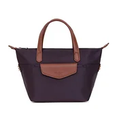 Torebki damskie - Hexagona Paris Cabas Kobieta-Kolekcja Pop-Rose-en Nylon-Noszona na małą torebkę na ramię, 32 x wys. : 18 x gł. : 10 cm, fioletowy - miniaturka - grafika 1