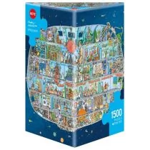 Heye Puzzle 1500 elementów Statek kosmiczny + plakat - Puzzle - miniaturka - grafika 1
