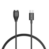 Akcesoria do smartwatchy - Ładowarka do smartwatcha TECH-PROTECT UltraBoost MC04 do Garmin 1 m Czarny - miniaturka - grafika 1