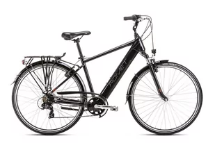 Rower elektryczny ROMET WAGANT RM 1 INT 2023 czarno-pomarańcz, 21, 28, bmz conger 480 wh, mężczyzna - Rowery elektryczne - miniaturka - grafika 1