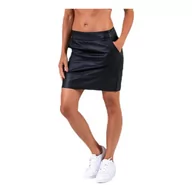 Spódnice - ONLY Damska spódnica Onlbase Faux Leather Skirt OTW Noos Rock, czarny (czarny), XL - miniaturka - grafika 1