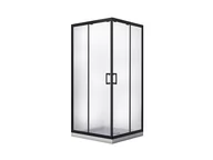 Kabiny prysznicowe - Kabina Prysznicowa Kwadratowa Modern Black 80X80X190 Mkb-80-190-C - miniaturka - grafika 1