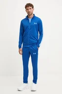Dresy męskie - Under Armour dres sportowy Knit Track Suit kolor niebieski 1357139 - miniaturka - grafika 1