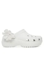 Klapki i japonki damskie - Crocs Klapki Classic Bouquet Platform Clog 211292 Biały - miniaturka - grafika 1