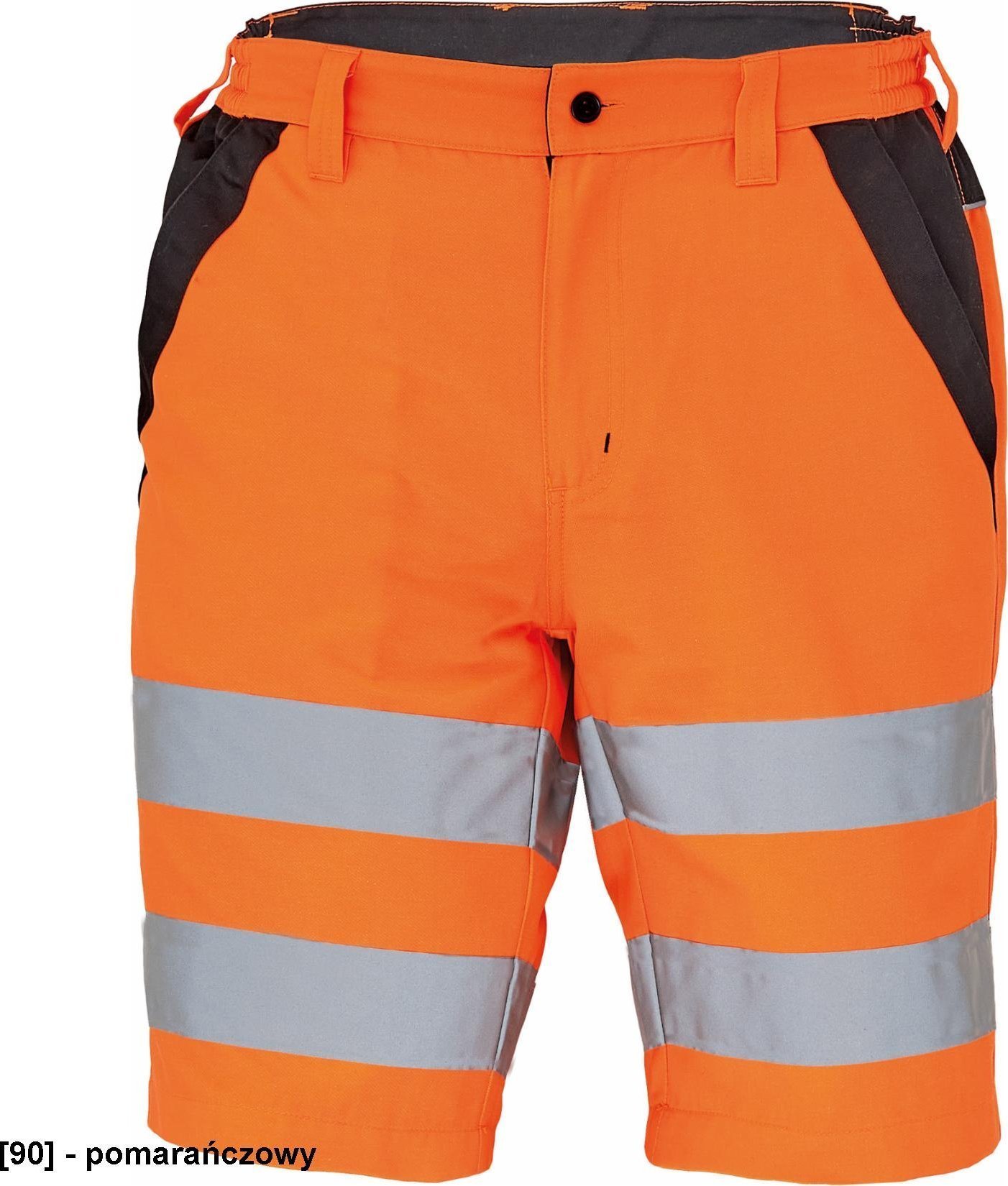 CERVA MAX VIVO HV - spodenki - pomarańczowy 52