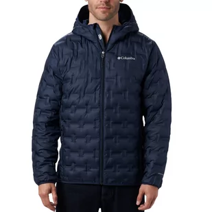 Męska kurtka puchowa Columbia Delta Ridge Down Hooded collegiate navy - XL - Kurtki męskie - miniaturka - grafika 1