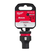 Bity - Nasadka udarowa 1/2 krótka 8 mm MILWAUKEE - miniaturka - grafika 1