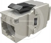 Pozostałe akcesoria sieciowe - Solarix Szybko-zaciskowy keystone Solarix CAT5E STP RJ45 czarny 25286704 - miniaturka - grafika 1