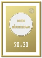 Ramki na zdjęcia - Ramka na zdjęcia 20x30 cm Ramki aluminiowe 30x20 cm złota - miniaturka - grafika 1