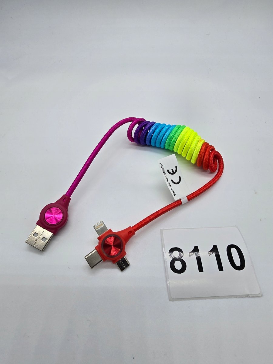 Rozwijane dwie ładowarki z 3 różnymi wejściami (8110)