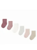 Skarpetki dla dzieci - Mayoral Zestaw 6 par wysokich skarpet dziecięcych 9758 Kolorowy - miniaturka - grafika 1