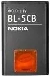 Baterie do telefonów - Bateria Nokia Li-Ion, 800 mAh BL-5CB BULK do 1616, 1800, C1-02, 101, X2-05 (0278812), Nokia 113 (0670619) - miniaturka - grafika 1