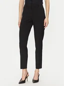 Spodnie damskie - Boss Chinosy 50490051 Czarny Regular Fit - miniaturka - grafika 1