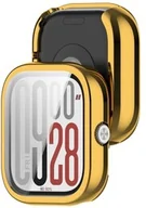 Akcesoria do smartwatchy - Bizon Etui z osłoną ekranu Case Watch Felipe do Xiaomi Redmi Watch 5, złote - miniaturka - grafika 1