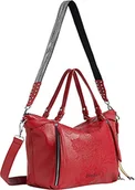 Torebki damskie - Desigual Damska torba na ramię Libia, rozmiar uniwersalny, czerwony - czerwony - jeden rozmiar - miniaturka - grafika 1