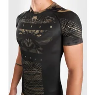 Kimona, stroje i obuwie - Venum Rashguard Gorilla Jungle Krótki Rękaw Black/Sand - miniaturka - grafika 1