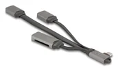 Huby USB - DeLOCK 64303 huby i koncentratory USB 3.2 Gen 1 (3.1 Gen 1) Type-C 5000 Mbit/s Szary 64303 - miniaturka - grafika 1