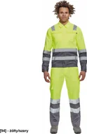 Odzież robocza - CERVA VALENCIA HV kurtka odblaskowa z zapięciem na suwak - żółty/szary 48 - miniaturka - grafika 1