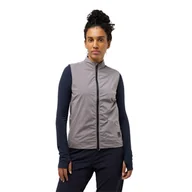Kamizelki damskie - Damska kamizelka rowerowa Jack Wolfskin BIKE COMMUTE XT VEST W dark taupe - M - miniaturka - grafika 1