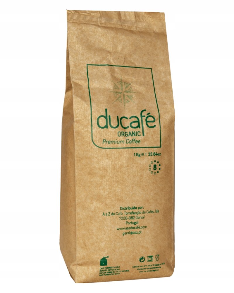 Kawa ziarnista Ducafe Organic Premium Arabica 1kg videobook