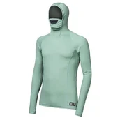 Koszulki sportowe męskie - Męska koszulka Sensor Merino DF dl. rukáv s kapucí Rozmiar: XXL / Kolor: zielony - miniaturka - grafika 1