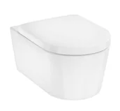 Miski WC - Hansgrohe EluPura S - Miska wisząca WC z deską SoftClose, AquaFall, HygieneEffect, biała 62021450 - miniaturka - grafika 1