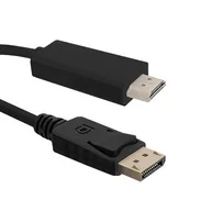 Kable komputerowe i do monitorów - . Q Kabel Displayport - Hdmi 2m dł. 4K 2K Ultra Hd - miniaturka - grafika 1