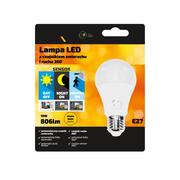 Żarówki LED - INQ Lampa LED z czujnikiem zmierzchu i ruchu HF LASM010WW, E27, 10 W - miniaturka - grafika 1