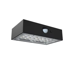 LED Kinkiet solarny z czujnikiem LED/3W/3,7V 3000K/4000K IP65 czarny - Lampy ogrodowe - miniaturka - grafika 1