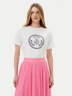 Koszulki i topy damskie - JOOP! T-Shirt 58 252JE58Tonia 30046219 Biały Regular Fit - miniaturka - grafika 1