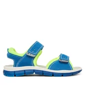 Buty dla chłopców - Sandały Primigi 1397333 D Niebieski - miniaturka - grafika 1