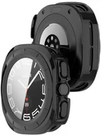 Akcesoria do smartwatchy - Bizon Etui ze szkłem do zegarka Case+Glass Watch do Galaxy Watch Ultra 47 mm, czarne - miniaturka - grafika 1