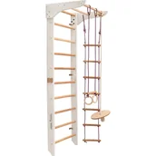 Wyposażenie sportowe i gimnastyczne - Drabinka wspinaczkowa dla dzieci i dorosłych. (Kinder 2 Biały) - miniaturka - grafika 1