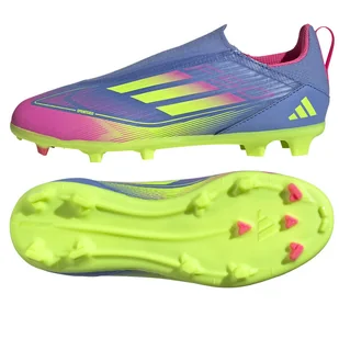 Buty adidas F50 League LL Jr FG/MG IE3742 niebieski 28 - Piłka nożna - miniaturka - grafika 1