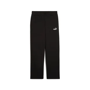 Damskie Spodnie PUMA ESS SMALL NO. 1 LOGO COMFORT STRAIGHT PANTS TR OP 68497901 – Czarny - Spodnie damskie - miniaturka - grafika 1