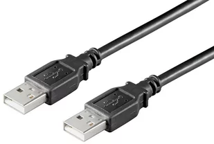 Kabel USB MicroConnect USB2.0 A-A 3M M-M BLACK USBAA3B - Kable USB - miniaturka - grafika 1