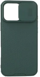 Nillkin Etui CamShield Pro do iPhone 16 Pro Max, ciemnozielone - Etui i futerały do telefonów - miniaturka - grafika 1