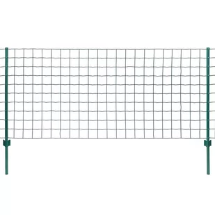 vidaxl Euro ogrodzenie, stalowe, 20 x 0,8 m, zielone - Ogrodzenia - miniaturka - grafika 1