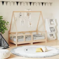 Łóżeczka i kojce - vidaXL Rama łóżka dziecięcego, 70x140 cm, drewno sosnowe - miniaturka - grafika 1
